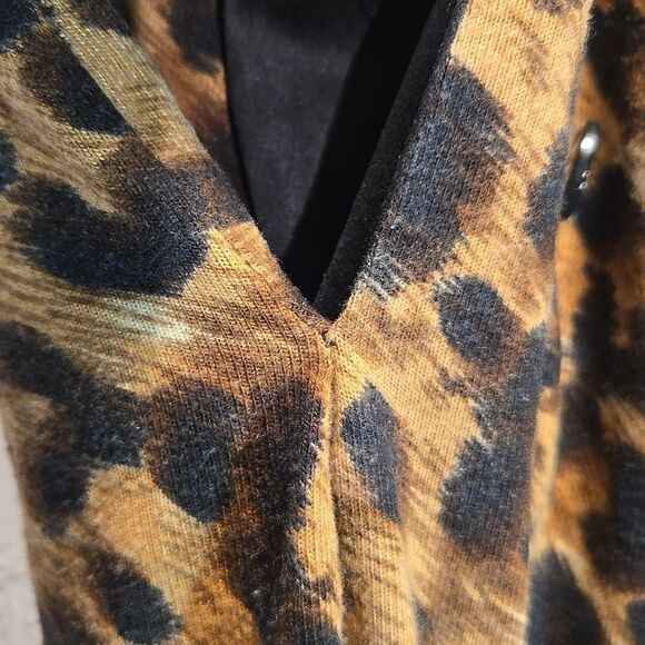 Robert Louis leopard print midi skirt size L - Picture 5 of 10